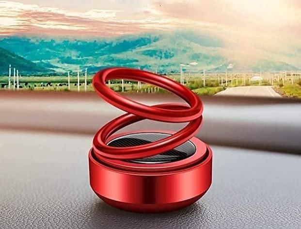 Car/Room Air Freshener- Solar Power Rotating, Long Lasting French Organic Fragrance