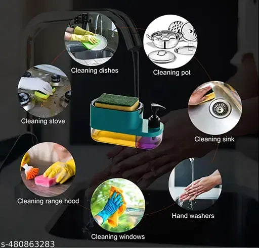 3 in 1 Soap Dispenser for Kitchen Dishwasher Liquid Dispenser Pump