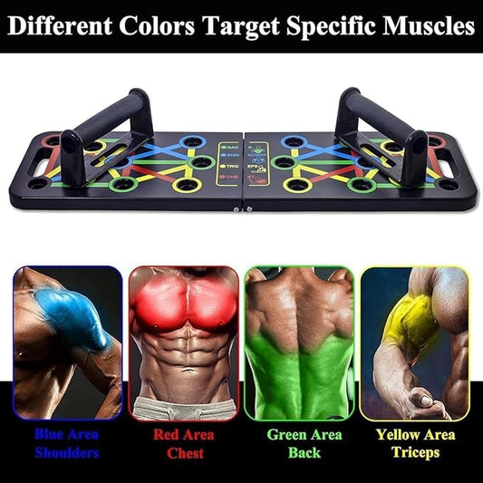 Premium 15 In 1 Pushup Board: Gym Equipment for Home Workout