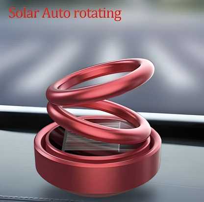 Car/Room Air Freshener- Solar Power Rotating, Long Lasting French Organic Fragrance