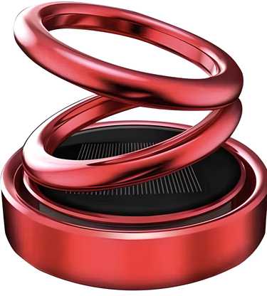 Car/Room Air Freshener- Solar Power Rotating, Long Lasting French Organic Fragrance